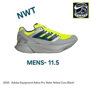 Adidas Solar Yellow Core Black Sneakers